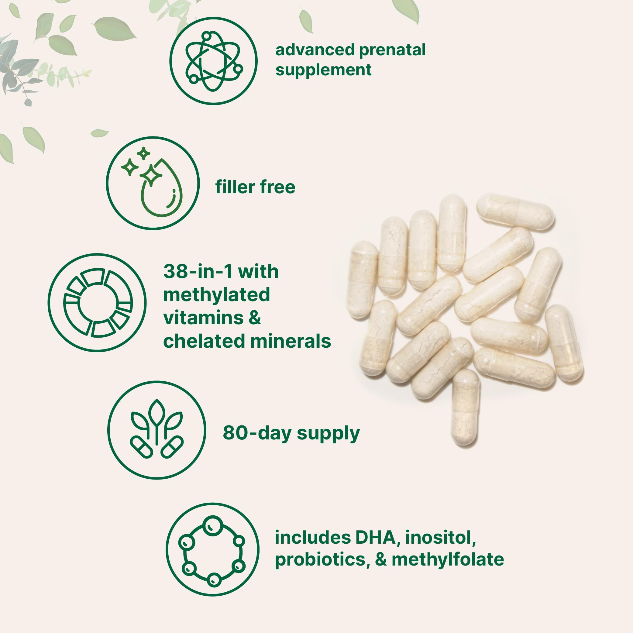 Micro Ingredients Pure Prenatal Vitamins for Women, 240 Veggie Capsules — Amazon image 3