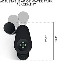 Vista 2 de Nespresso Vertuo Plus Deluxe de De'Longhi - Cafetera para café y espresso, color negro mate con espumador de leche Aeroccino