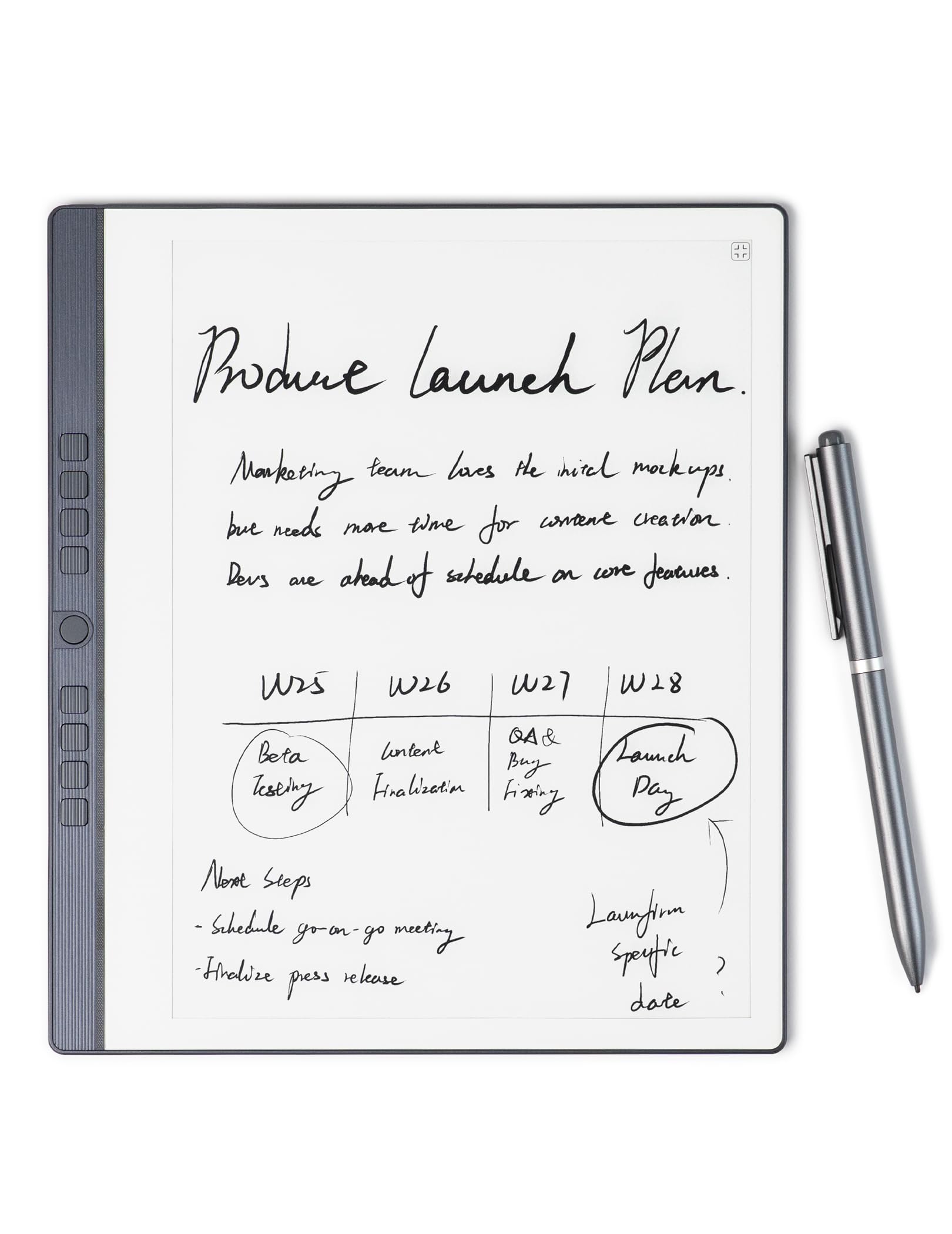 Penstar eNote 2 E-Ink Carnet numérique avec stylo, tablette AI Enote 10,3"