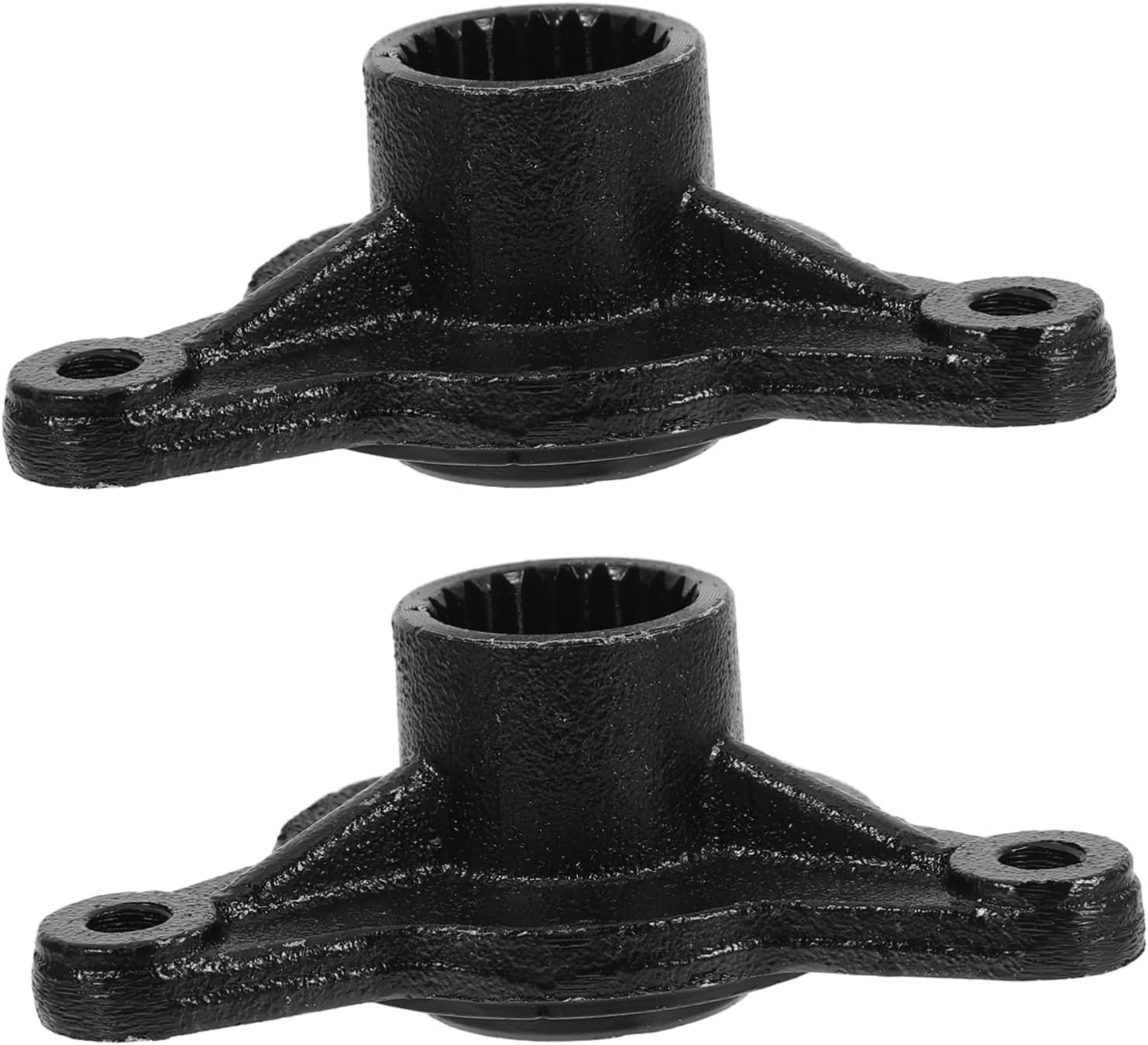 KOMBIUDA 2Pcs Rear Axle Wheel Hub Tooth Spline Design Compatible with ATV and Easy Installation Durable Replacement for Off Road Use Secure Bolt Connection