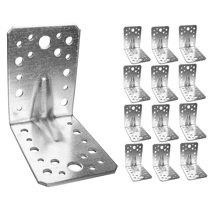 Buy Pack of 12 pcs. 90 x 90 x 65 x 2.5mm, Corner Angle Connecting