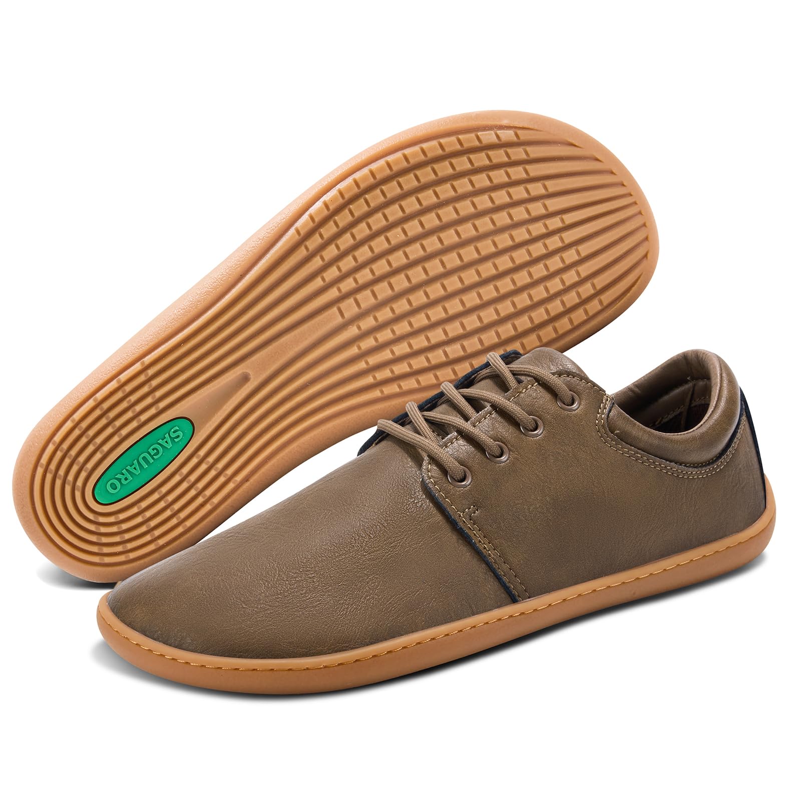 SAGUARO Zapatillas Minimalistas Barefoot Hombre - con Puntera Ancha, Noble II, Talla 36-48