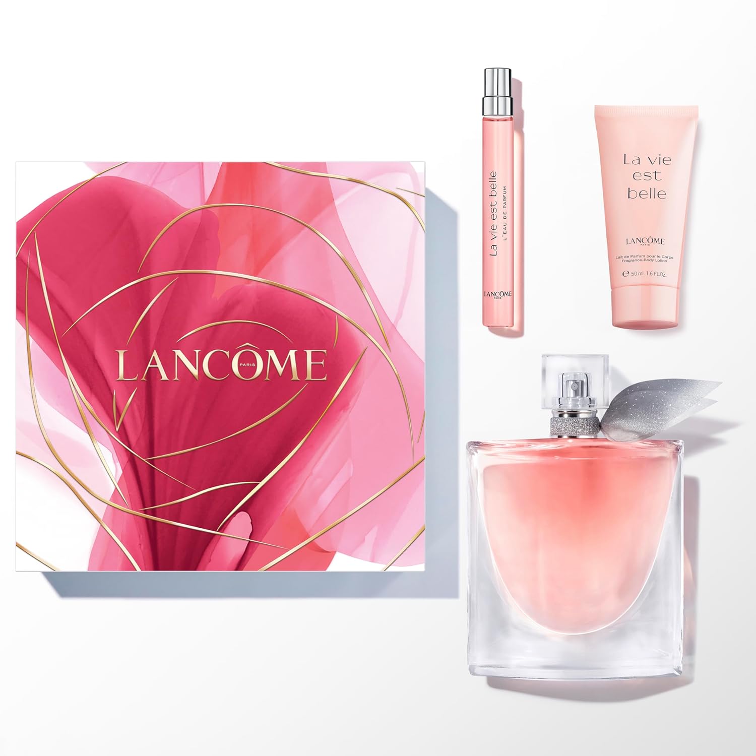 KIT LANCÔME COM LA VIE EST BELLE EAU DE PARFUM 100ML + CREME CORPORAL LA VIE EST BELLE 50ML + MINI LA VIE EST BELLE EAU DE PARFUM 10ML