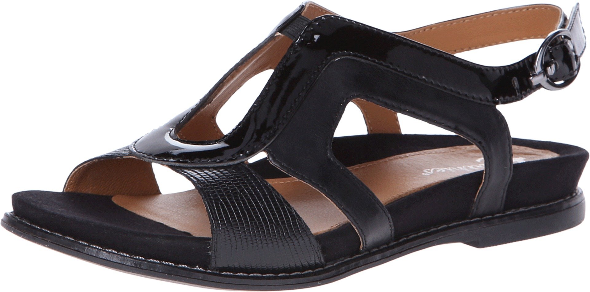 Women's Arvello Dress Sandal,Black Patent Leather,7 M US