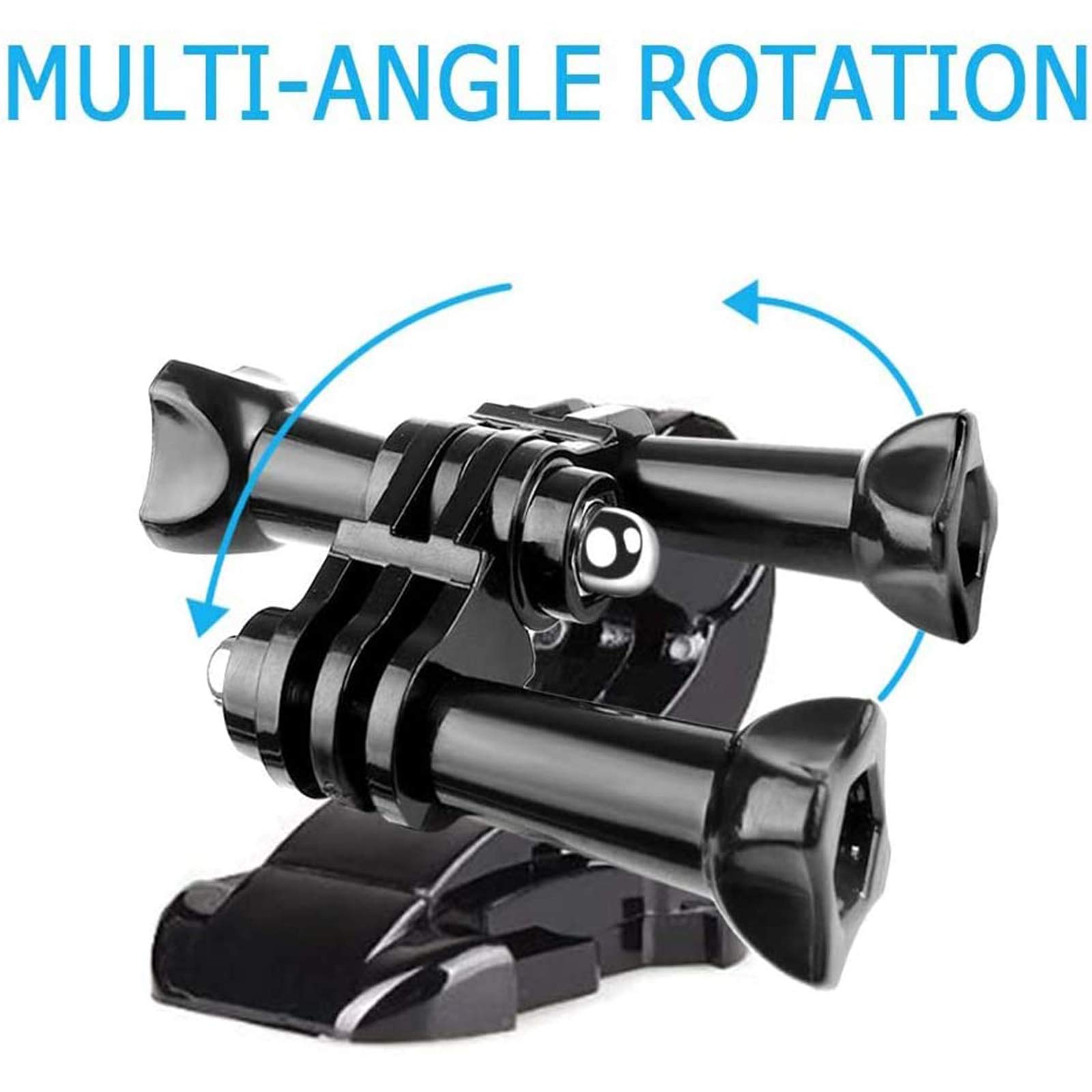 Cleminsta Lot De 2 Bras Pivotants Réglables 3 Voies - Extension Trépied GoPro Multi-Angles - Compatible Action Cam
