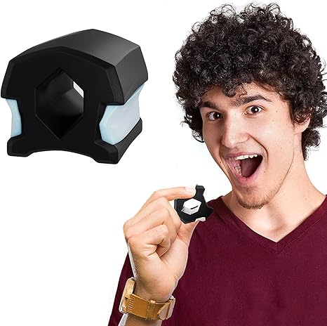 Amazon Co Jp ザージョーエクササイザーとネックトーニング装置 顎の輪郭改善 の筋肉を鍛える でジョーライン小顔ケア ほほのたるみ 二重顎防止 美顔器 男女兼用1pcs Black ホーム キッチン