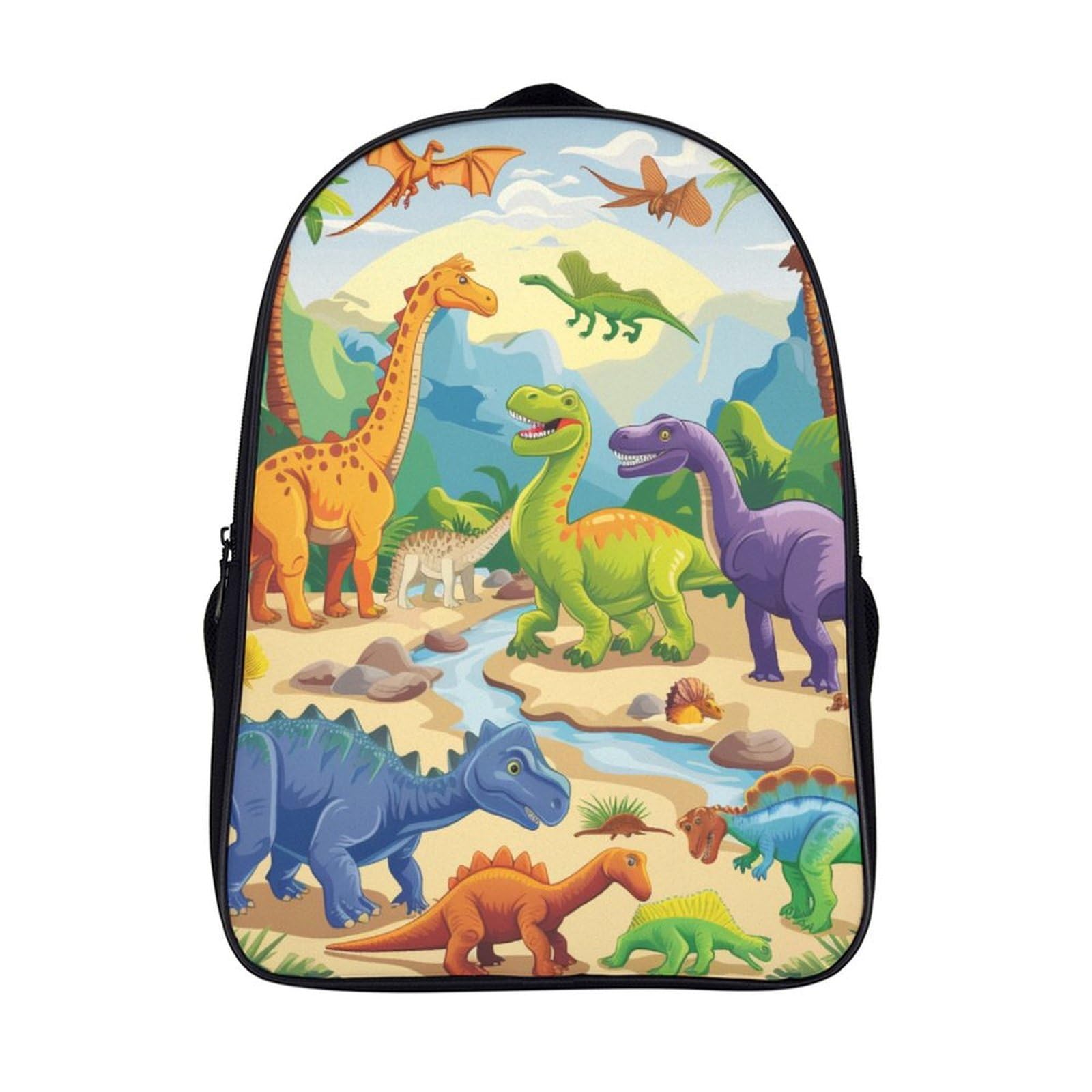 Mochila de dinosaurio impermeable 3D con espalda acolchada para niños de preescolar 7