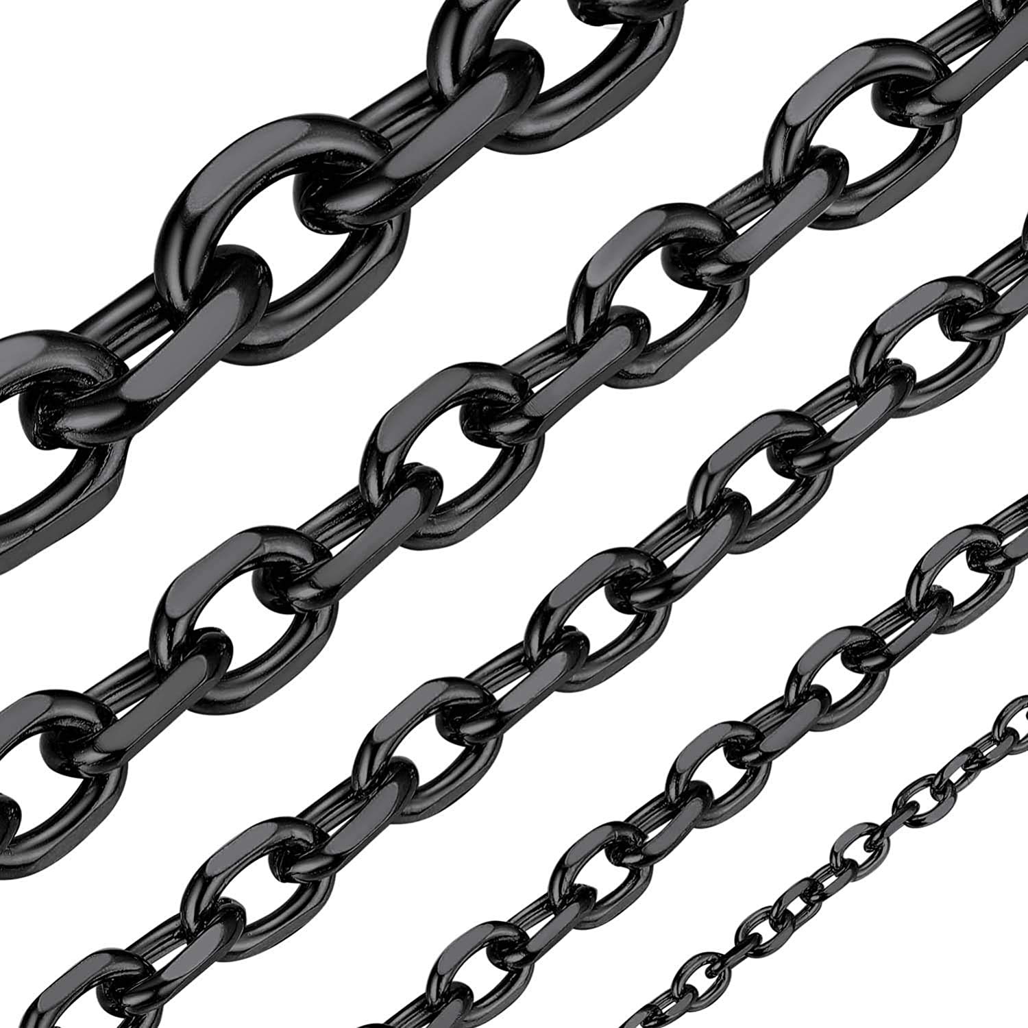 ChainsHouse Collana Donna Catena Rolo in Acciaio Inossidabile Impermeabile