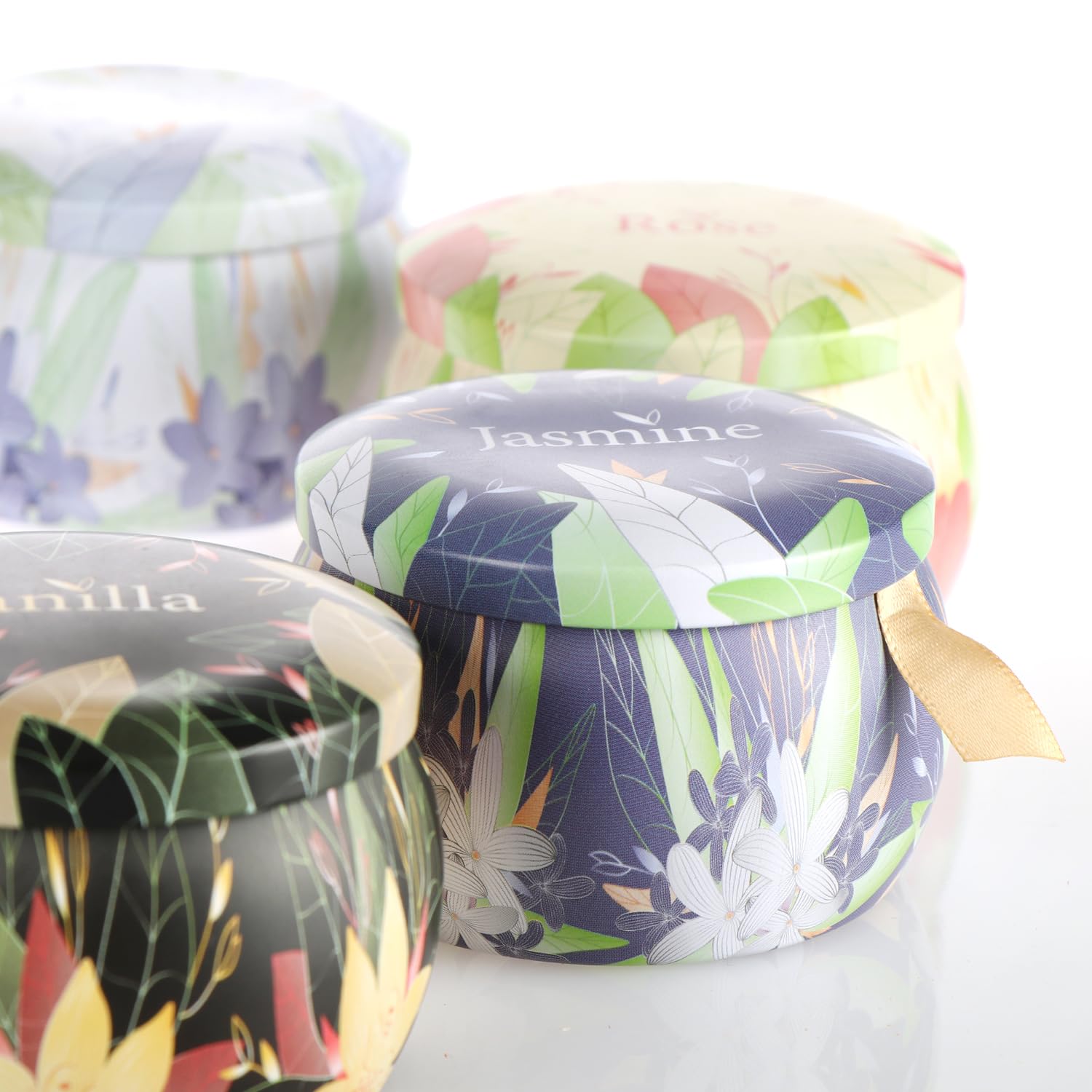 com-four® 4X Geschenk-Box mit insgesamt 16 Duftkerzen - 4 Kerzen je Set für Frauen und Männer - Geschenk für Geburtstag und Muttertag - Kerzen für Aromatherapie, Entspannung