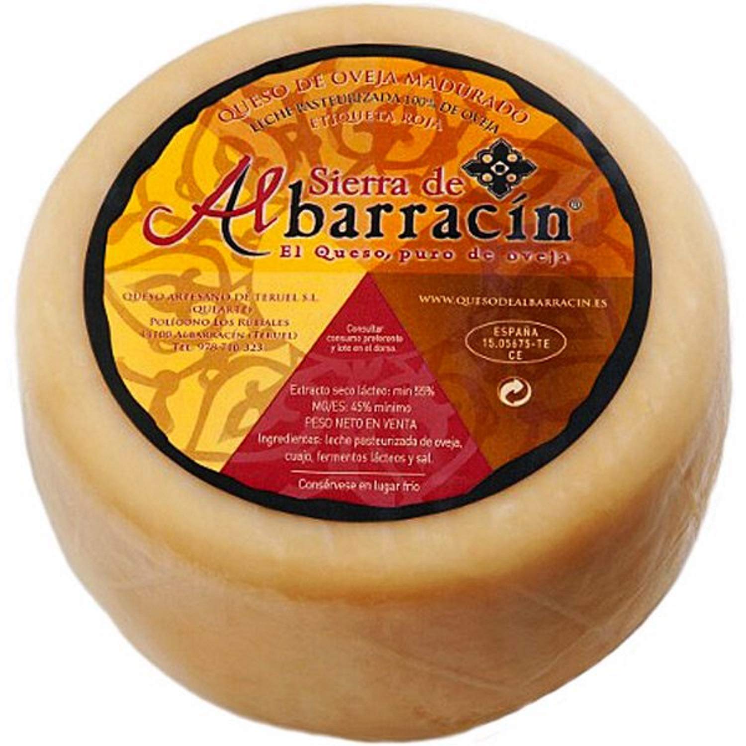 Halbgereifter Schafskäse 'Red Label' ca. 2,9 kg - Sierra de Albarracin