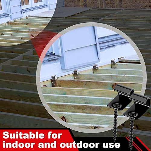 Miniatura 7 de Clips de arranque de acero inoxidable 304, clips universales para cubierta con tornillos para cubiertas compuestas, sujetadores ocultos (paquete de