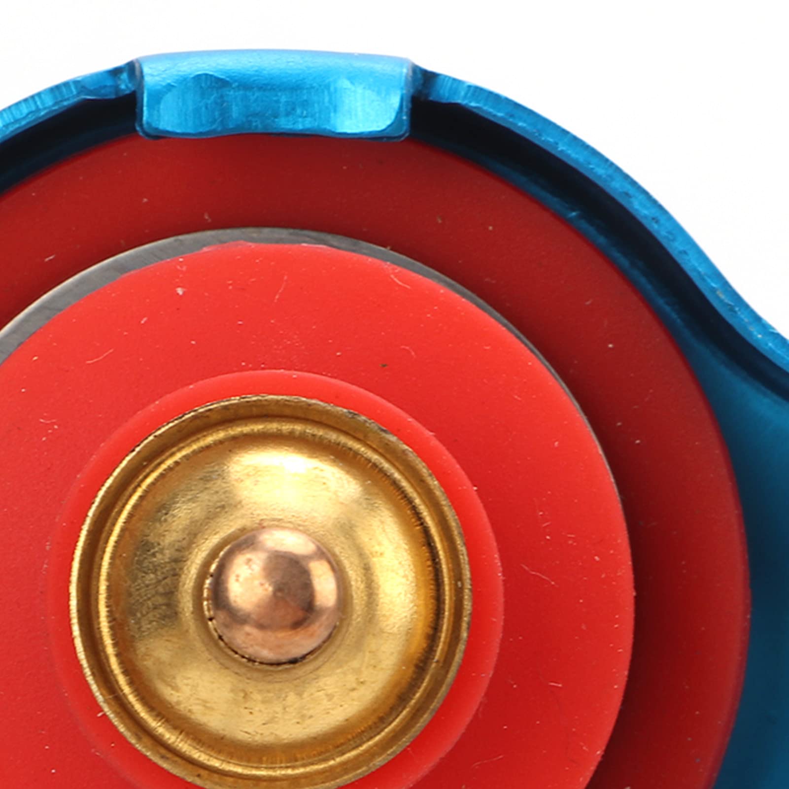 Tappo Radiatore Universale in Lega di Alluminio con Indicatore di Temperatura, Design 2 in 1 per Auto, Moto, ATV Alta Precisione, Lunga Durata (testa piccola 1.1)