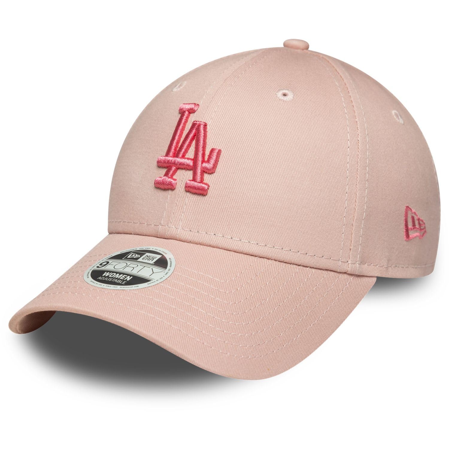 New Era 9Forty League Essential MLB Los Angeles Dodgers Cappello da baseball da donna rosa pastello