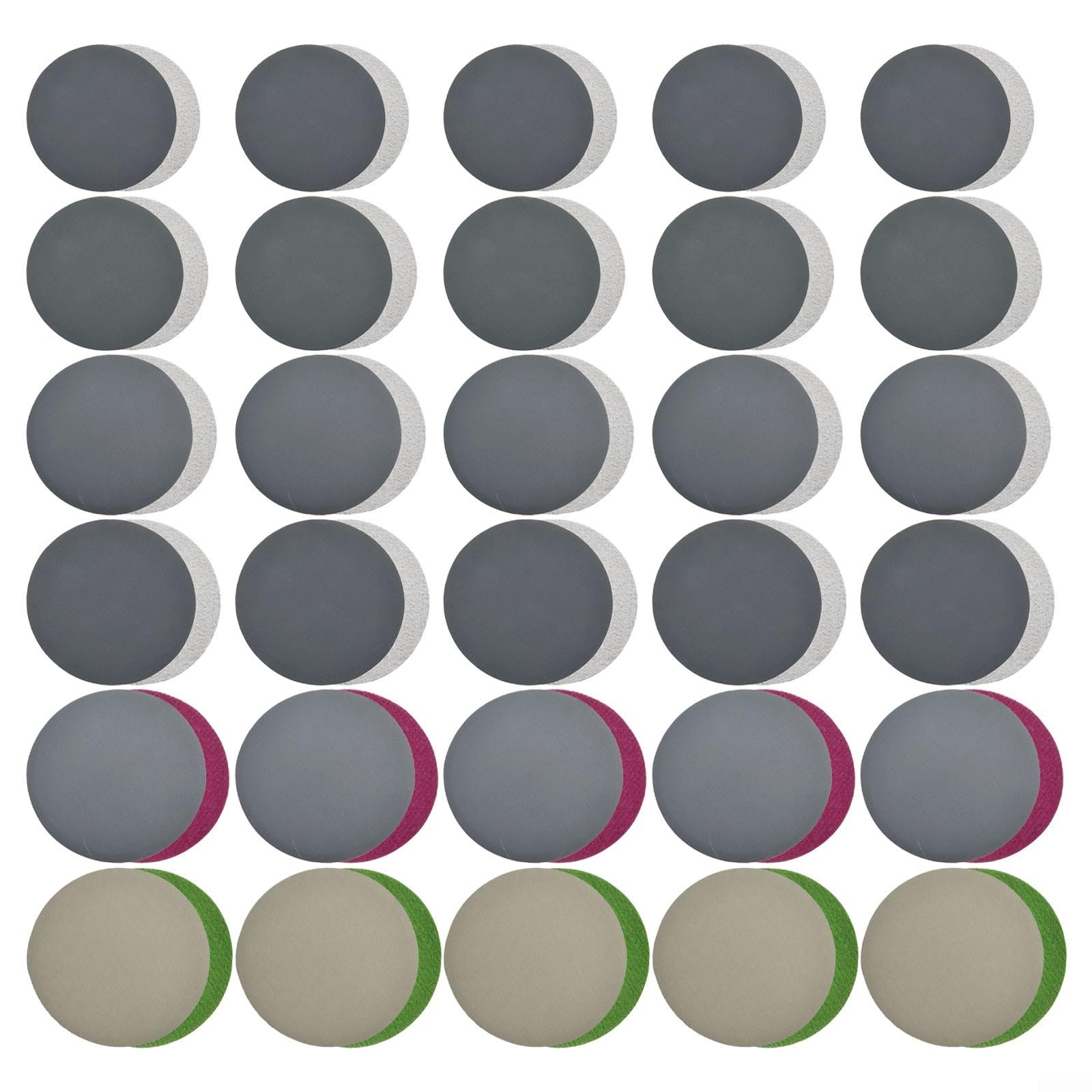 Wet and Dry Sanding Discs 3in/75mm, and Round Sandpaper Discs Grit 800/1000/1200/1500/2000/3000 for Wood, Metal, Car Polishing(60PCS)