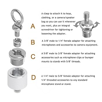 RODE マイク 8点セット Amazon | RODE マイクスレッドスクリューアダプターキット
