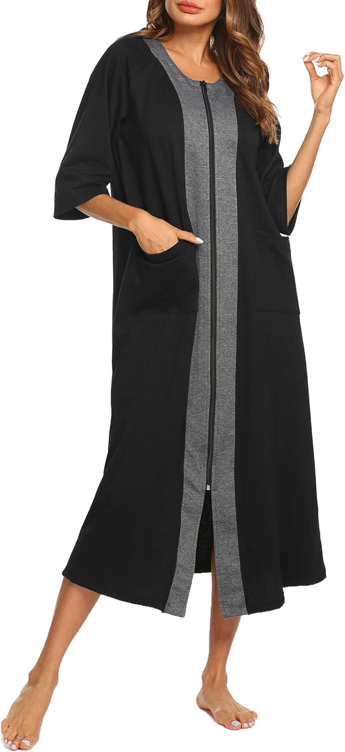 Women's housecoats plus size Clearance