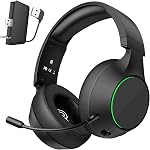 YPBDAN X4 Wireless Gaming Headset for Xbox Series X|S, Xbox One, PS5, PS4, PC, Mac, Switch, Bluetooth 5.3, 2.4GHz Gaming Headset, 70H Battery, ENC Noise Cancelling Microphone, Low Latency
