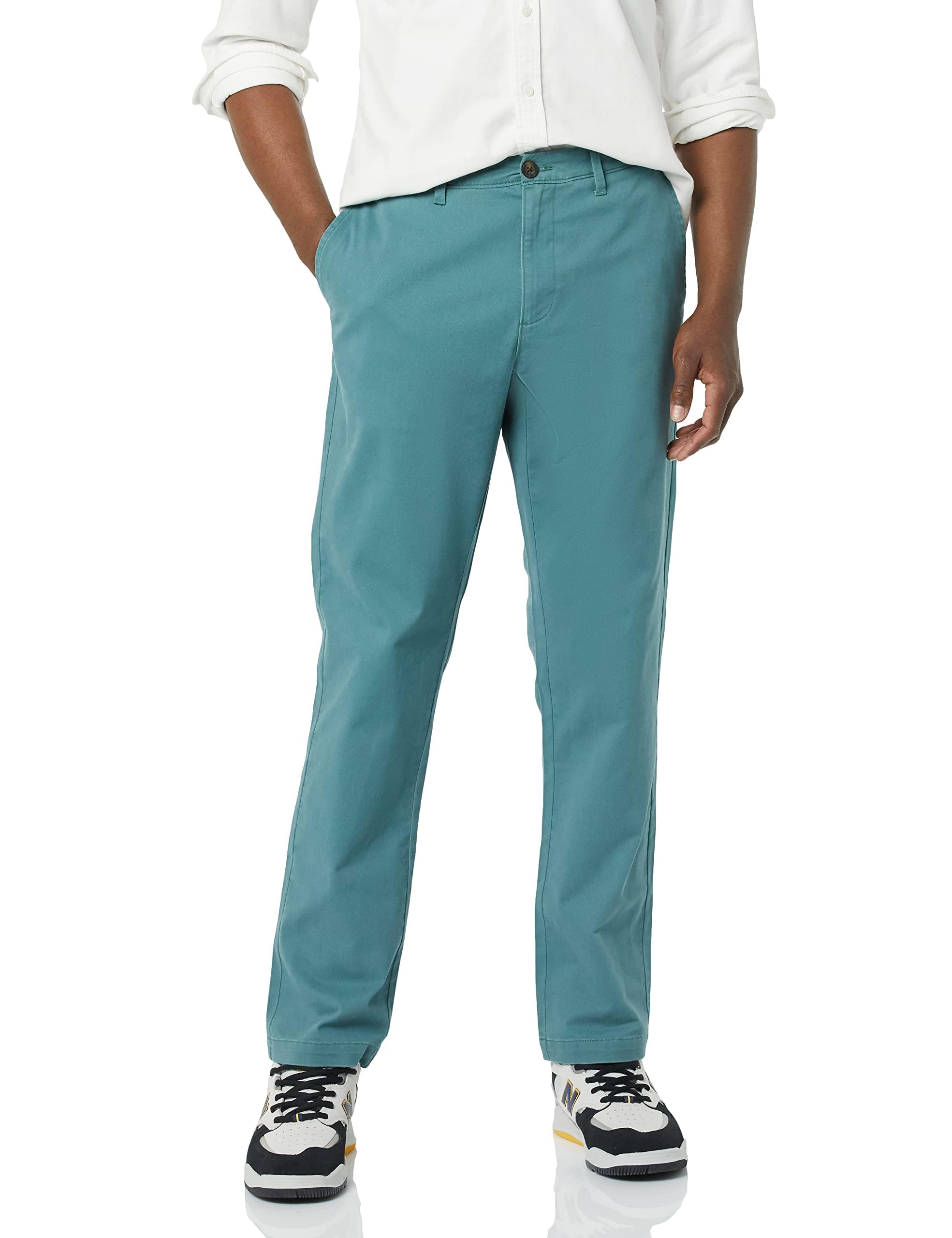 Amazon Essentials Herren Legere Stretch-Chinohose in sportlicher Passform (in Übergröße erhältlich)