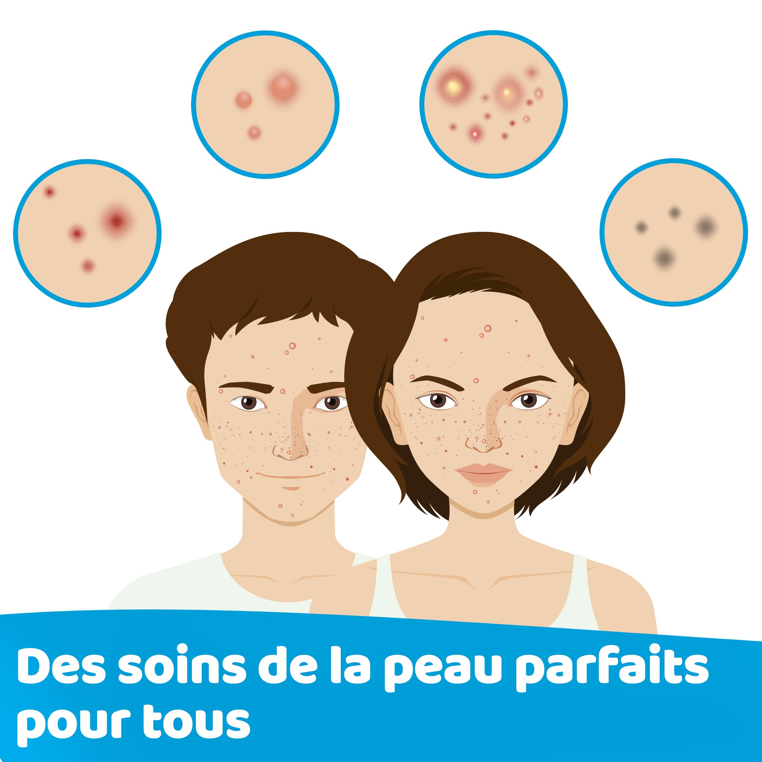 Prontomed HypoClear Spray contre l'acné 75ml – Soin efficace de la peau avec acide hypochloreux/Hypochlorus Acid | pour l'acné, les imperfections et les rougeurs | Pour une peau claire et saine – doux