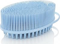 Vista 36 de Nuevo exfoliante de silicona exfoliante Avilana fácil de limpiar, ecológico, larga duración, y más higiénico que el lufa tradicional., Total 1, Rosa