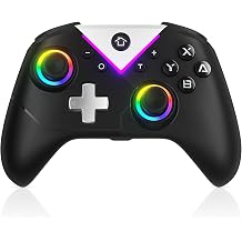 Gamrombo RGB Wireless Controller for Nintendo Switch 2/1 Lite/OLED/Tesla/Windows PC/Android, iOS, PC Bluetooth Games Controller, Turbo, Macro, 6 Gyro Axis, 4 Vibration Motors, Screenshot