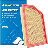 Vista 15 de PHILTOP Filtro de aire de motor CA11450 de repuesto para Nissan Altima L4/2.5L (2013-2018), panel rígido