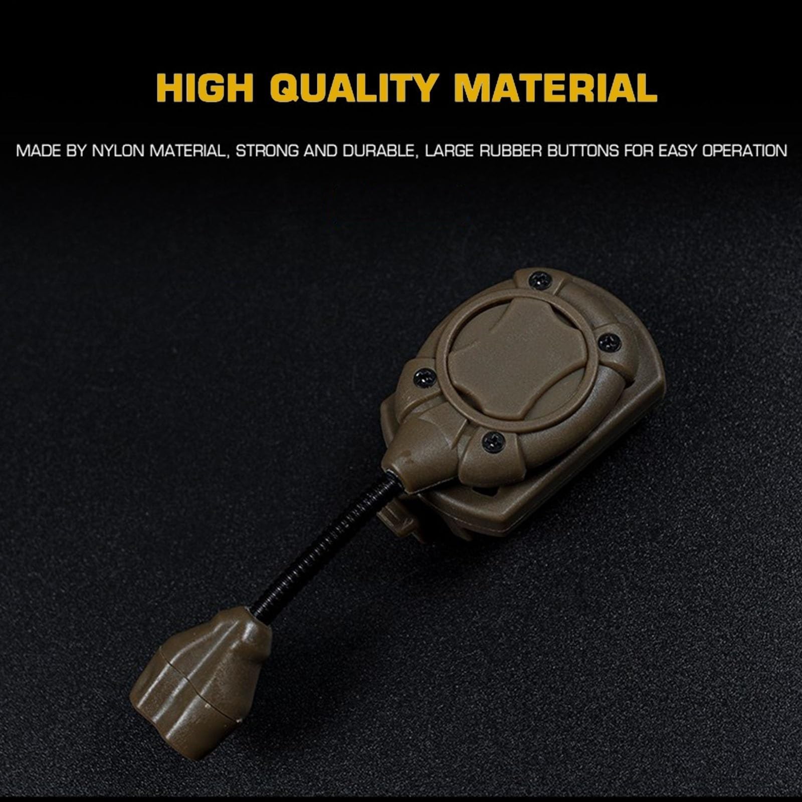 Luce for Casco tattico - Accessori for Casco Militare Supporto for Sistema Molle for elmetto Mich Fast Rail Picatinny - Luce di Segnalazione di Sopravvivenza for la Caccia all'aperto(Tan)
