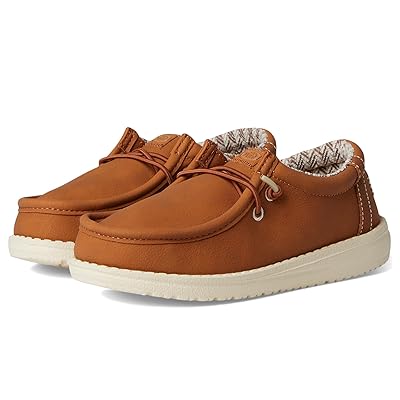 Hey Dude Kids Wally Classic (Little Kid/Big Kid) Boys Shoes Tan
