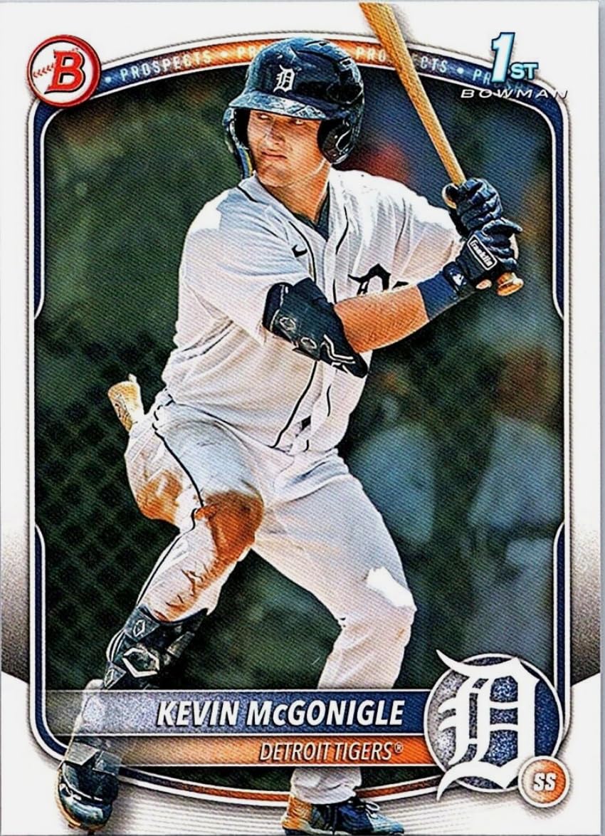 Amazon.com: 2025 Topps Bowman Kevin McGonigle #BP79 Prospects