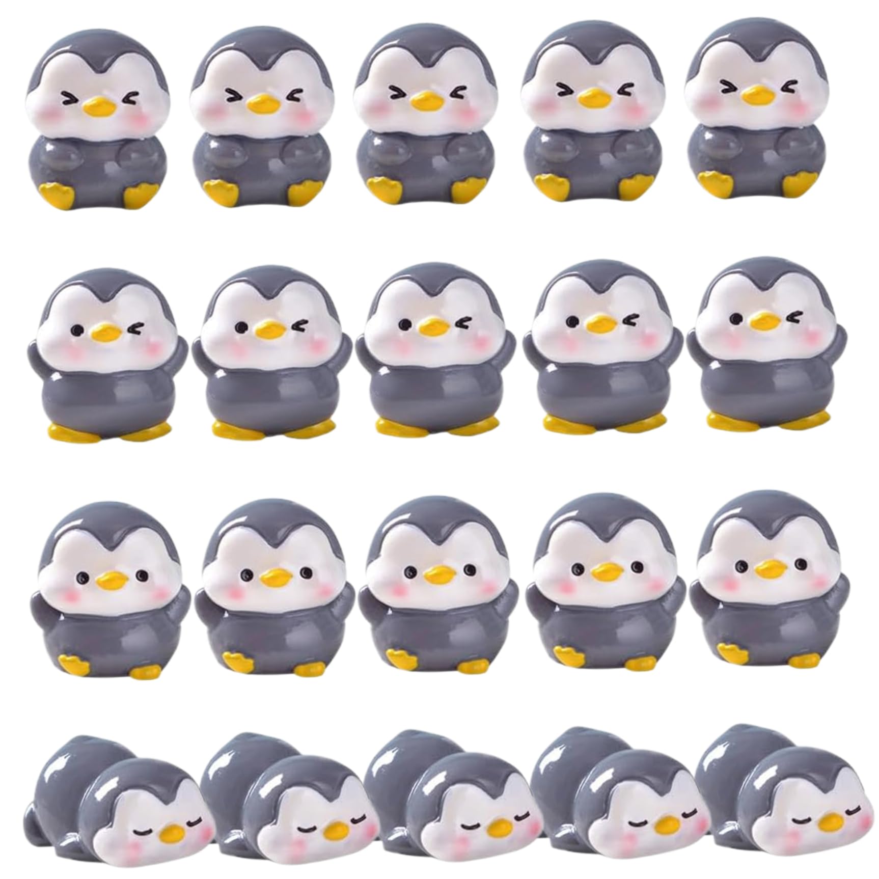 6 Stuks Schattige Koe Dieren Miniatuur Beeldjes, Koe Taart Cupcake Toppers Miniatuur Koe Mos Landschap Diy Terrarium Ambachten Sieraad Miniatuur Fairy Gard