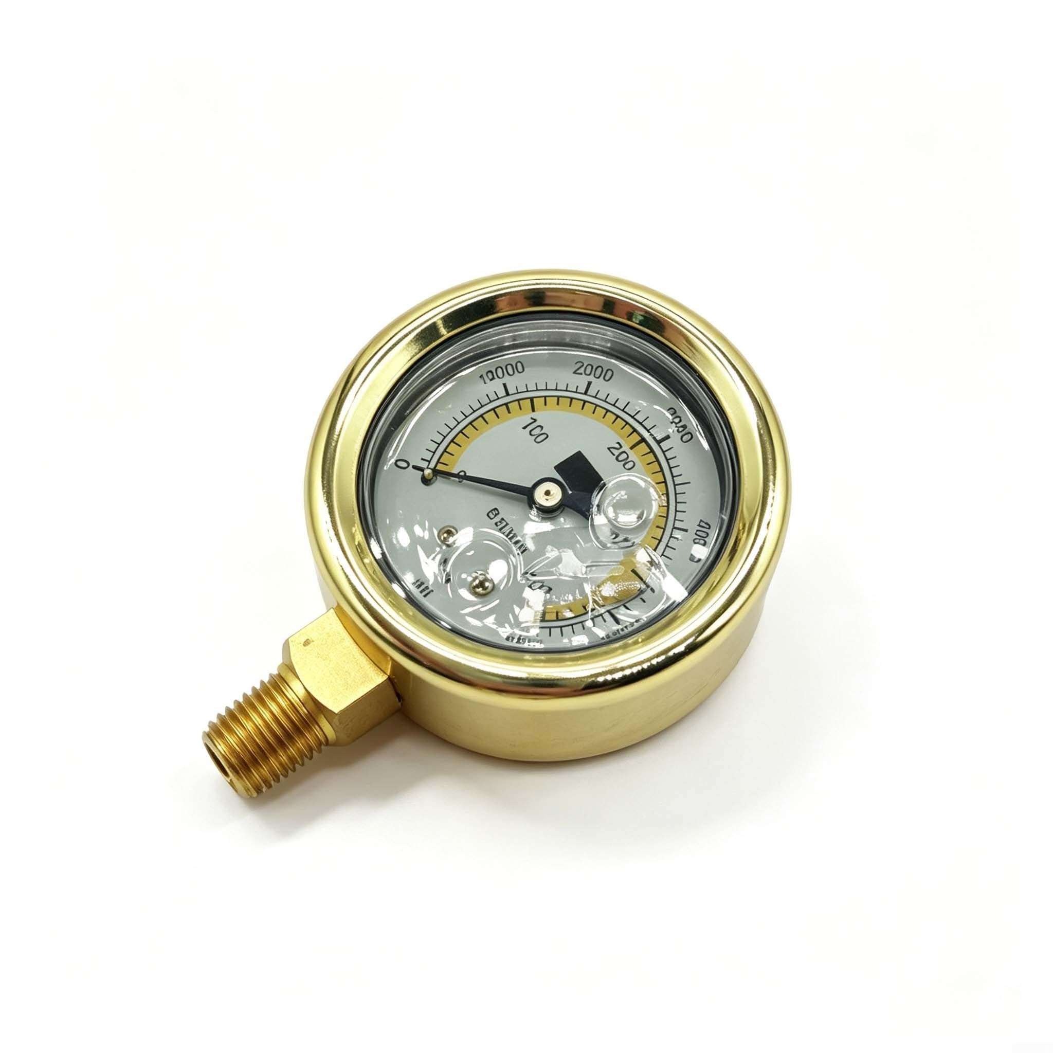 Manometro idraulico 0-400 Antivari 5800 PSI vibrazione resistente metallo