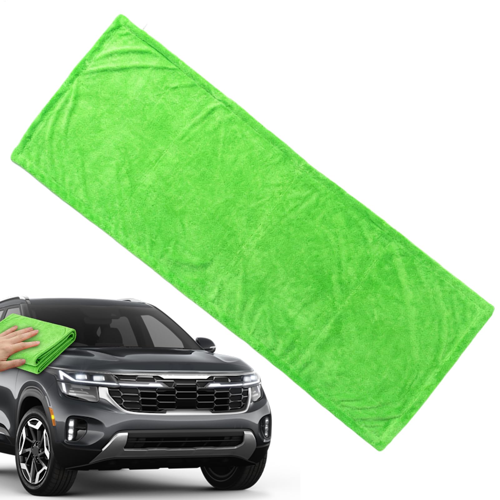 Toalla absorbente para coche, trapos absorbentes sin rayas, toalla de secado de coche, para automóvil, SUV, RV, sedán, ventana interior de cristal