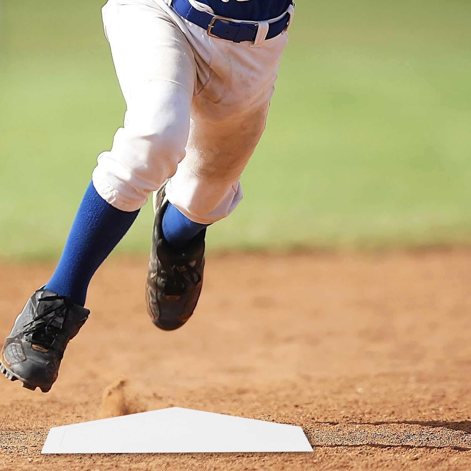 5 Piezas Placa de Goma para Béisbol y Softbol, Color Claro
