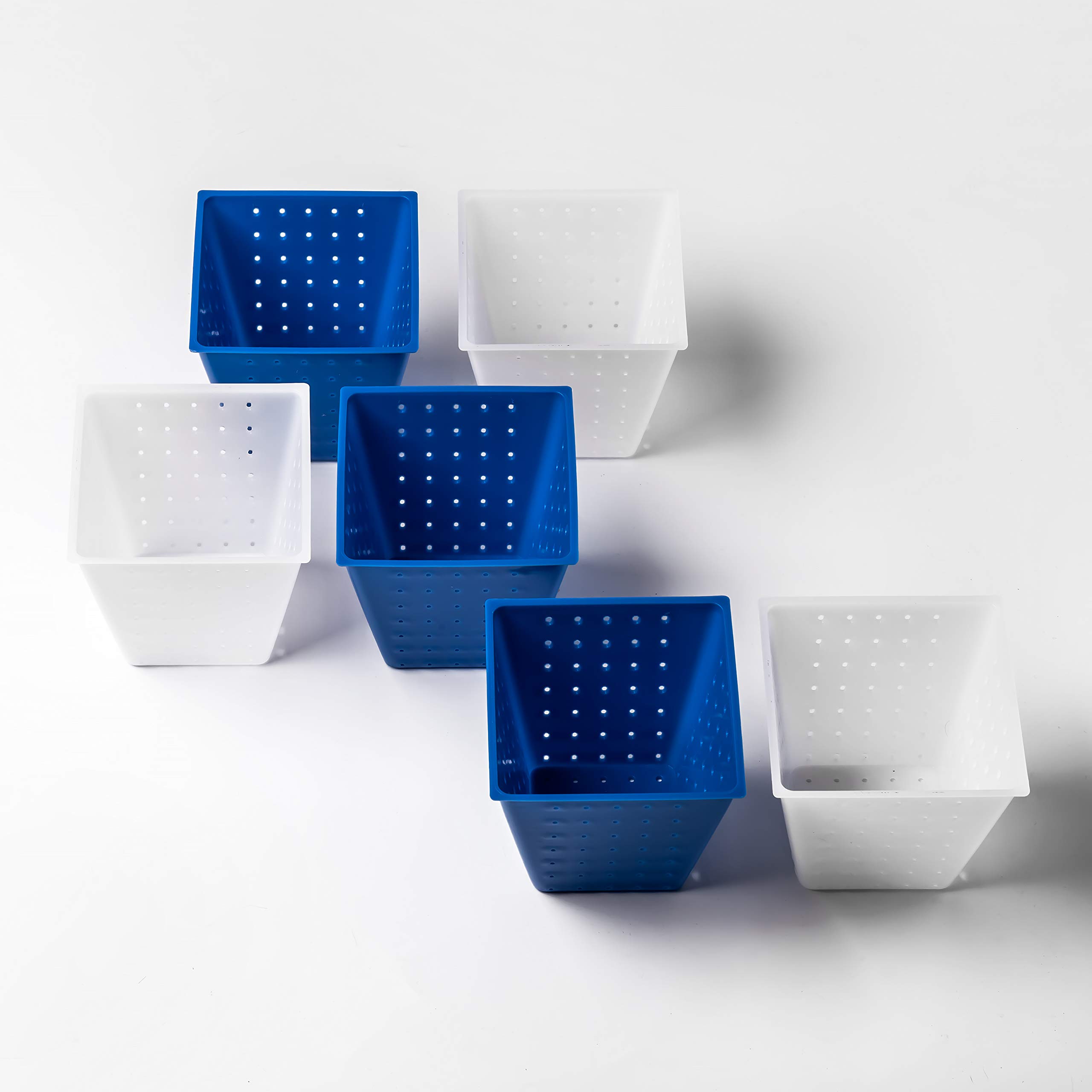 making Set Valance Original Blue+White making Molde para queso Basket mold rennet making rennet Cow Goat making mold Rennet Soft cheese | 0.88 lbs