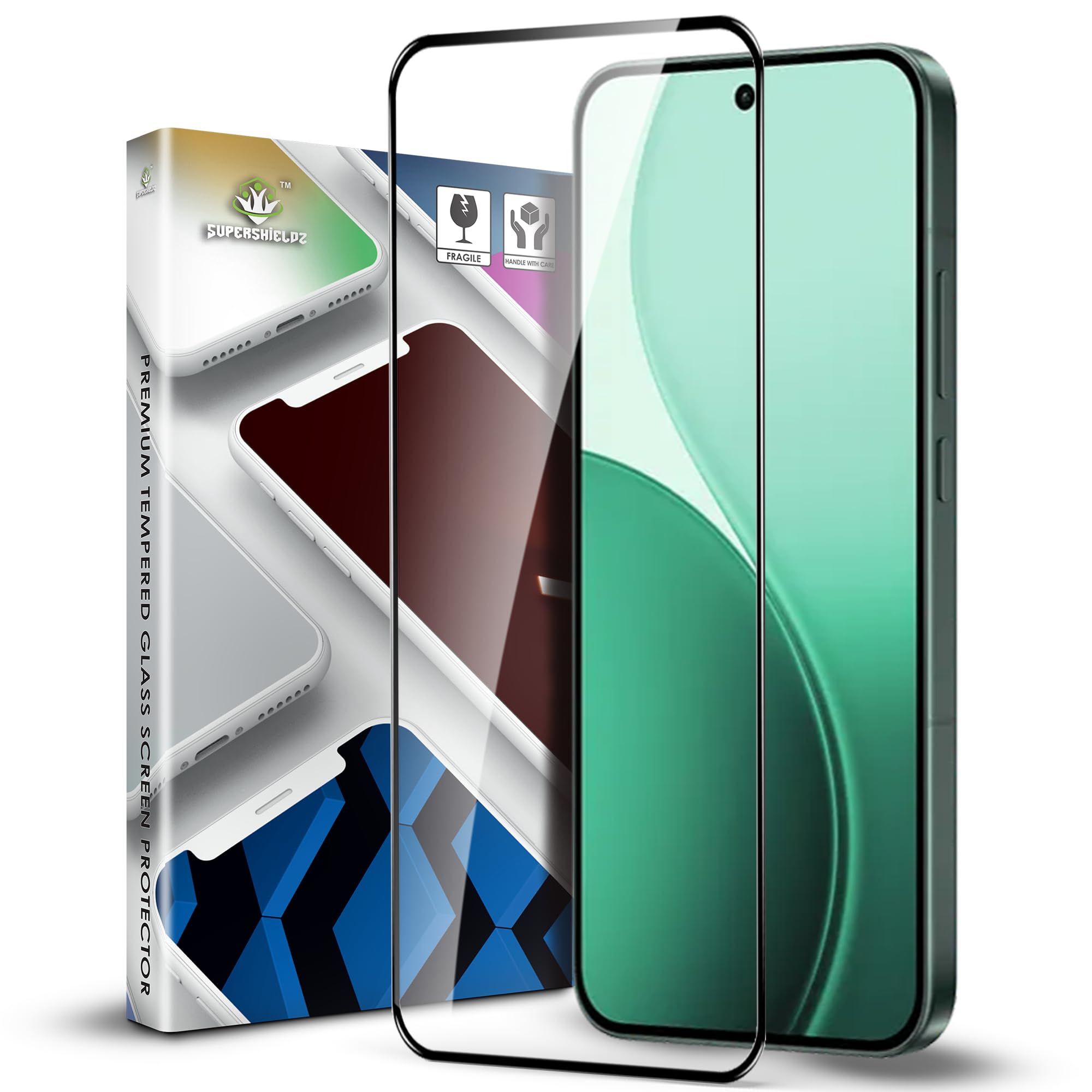 Supershieldz NeoGuard HD+ Tempered Glass Screen Protector Guard for Oppo Reno 14 / Reno 13 / Reno 14F, 9H Hardness | Case-Friendly | Easy Installation Kit-image-43