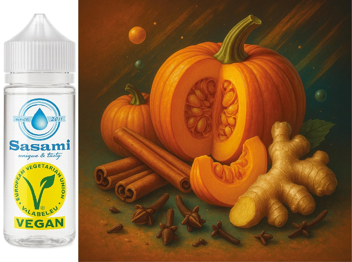 Autumn Ember – dynia cynamon imbir goździk aromat koncentrat – Wegański – Sasami – 100ml