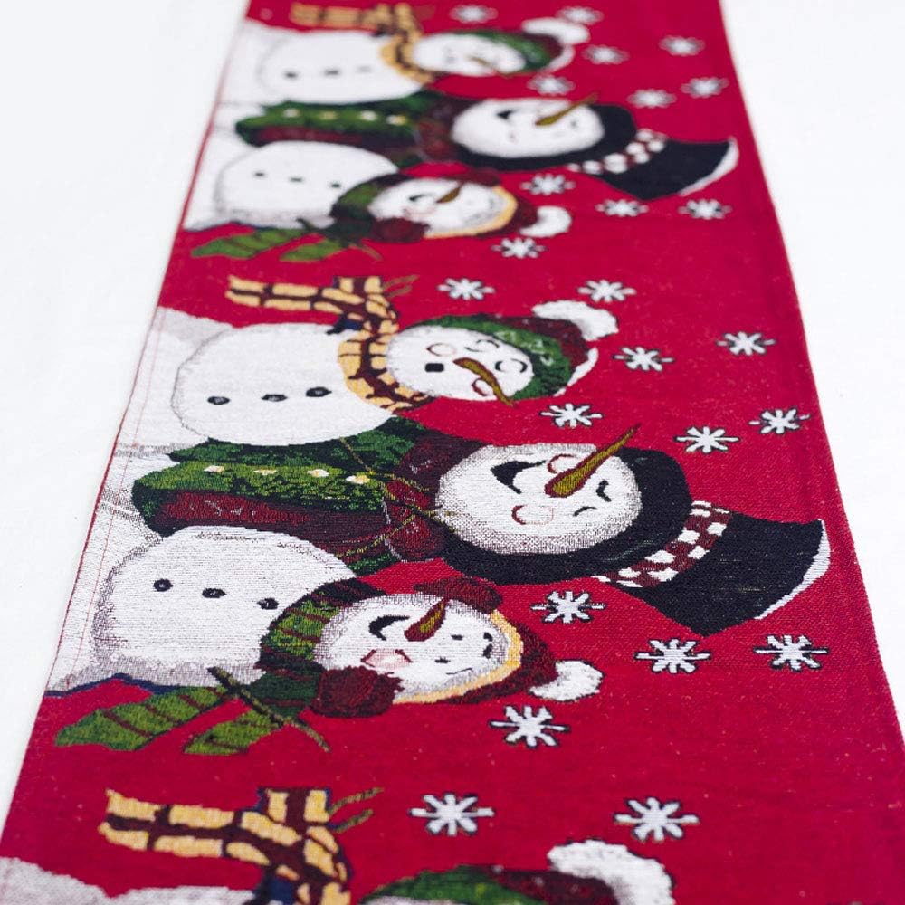 Loovit Christmas Table Runners Cotton Linen Table Cloth