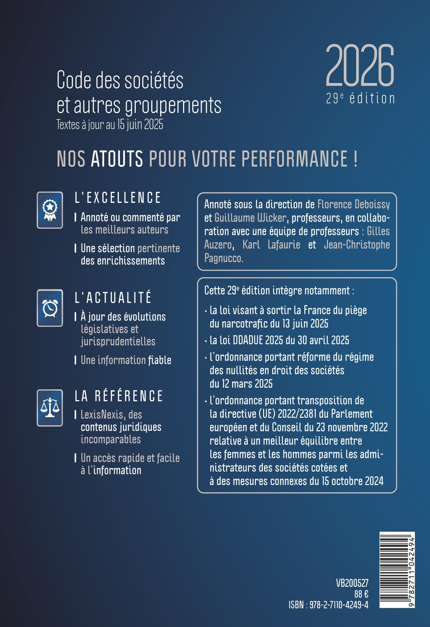 Code des sociétés et autres groupements 2026