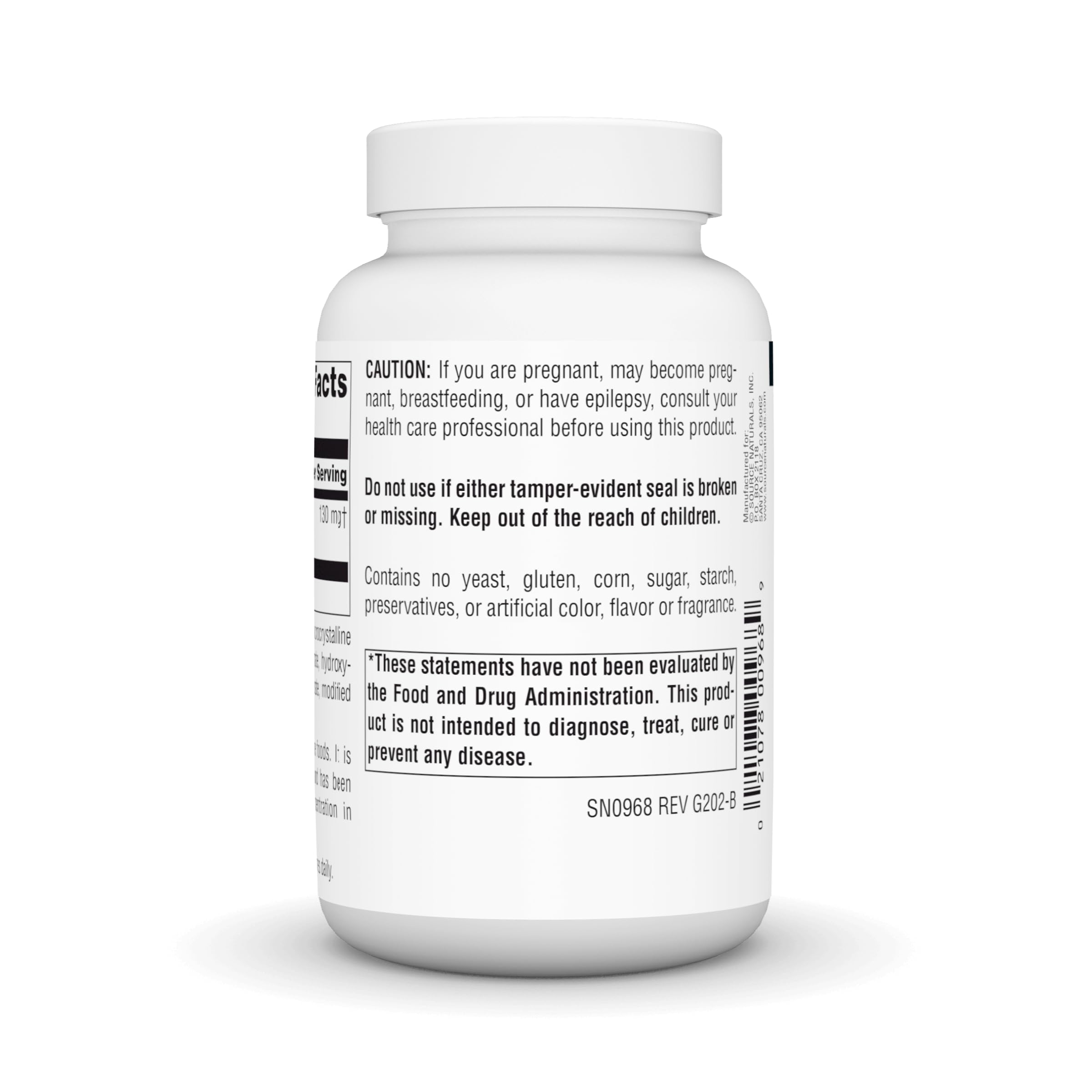 Source Naturals DMAE (DiMethylAminoEthanol) - 351 mg - 200 vegetarische Tabletten - glutenfrei