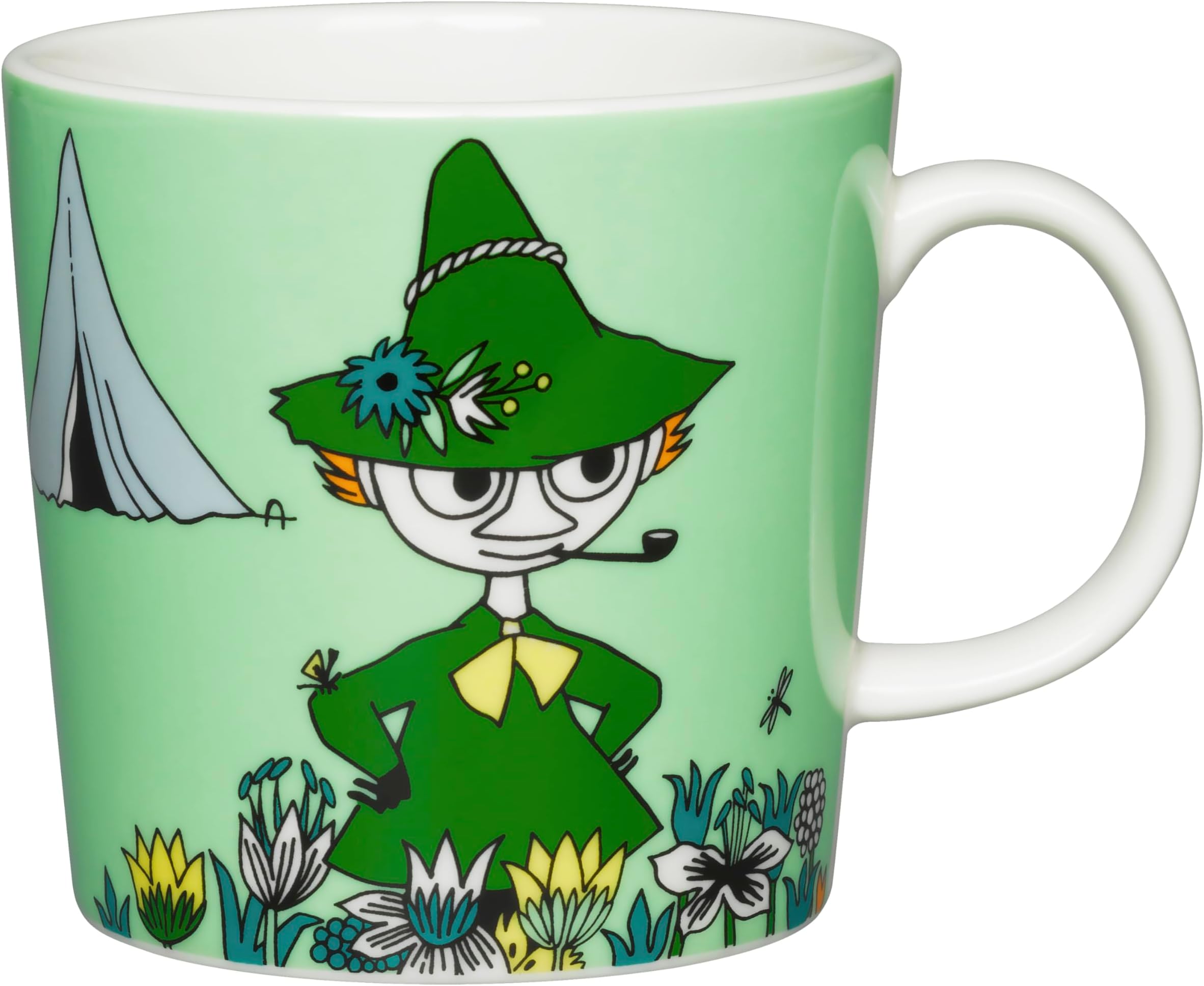 Moomin Arabia Mug 10oz Snufkin Green