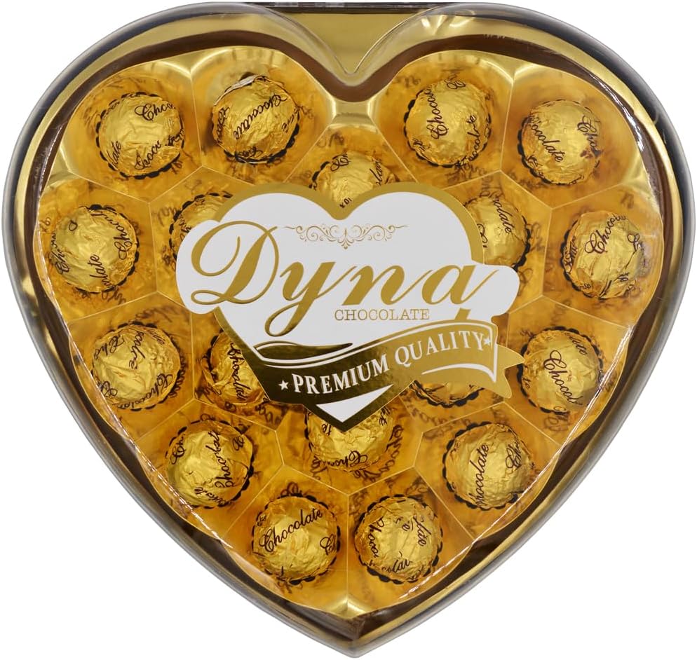 Chocolate Heart -18 12x198g | Chocolate Heart Candies | Valentine's Day Special | Romantic Gift Chocolates | Bulk Pack (2306)
