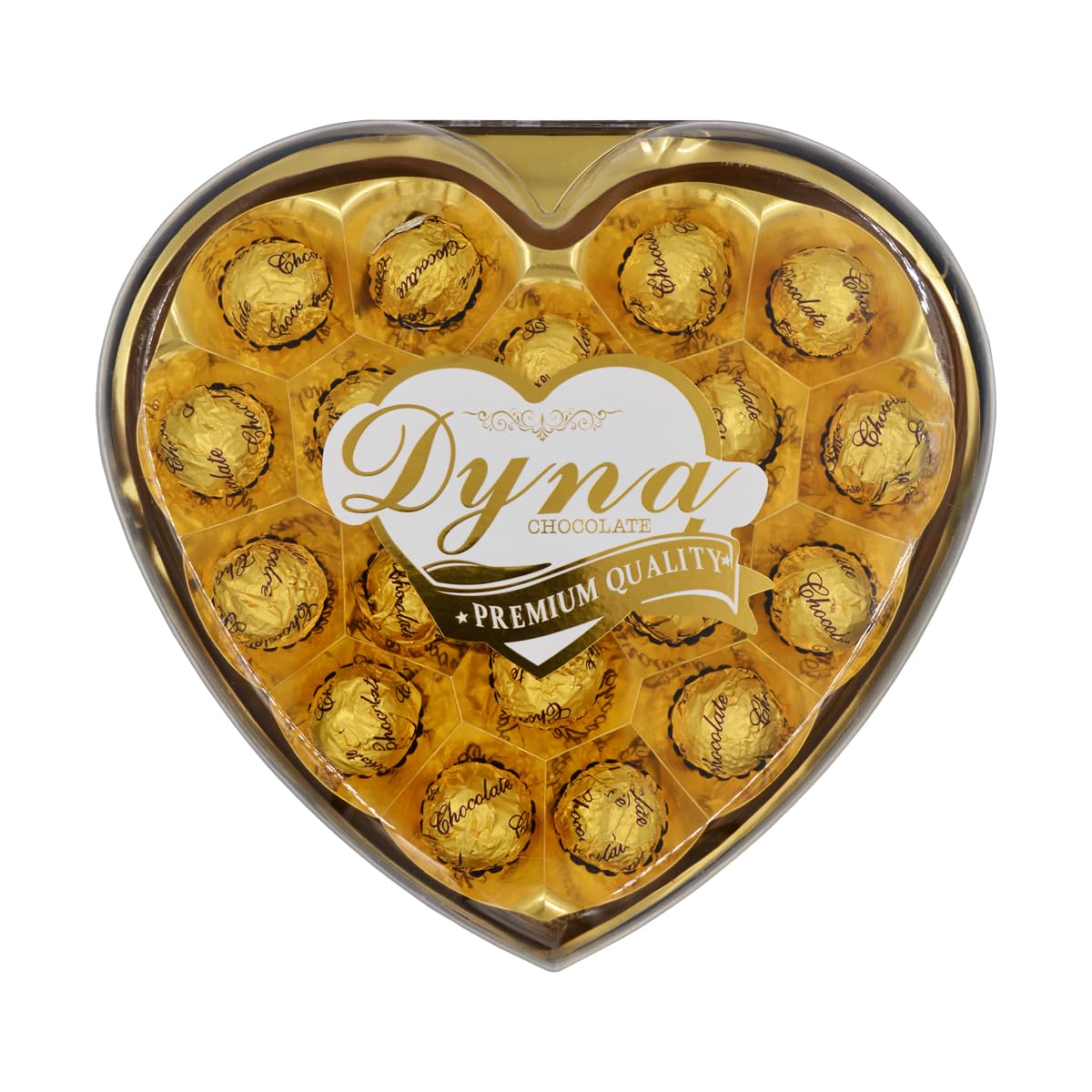 Chocolate Heart -18 12x198g | Chocolate Heart Candies | Valentine's Day Special | Romantic Gift Chocolates | Bulk Pack (2306)