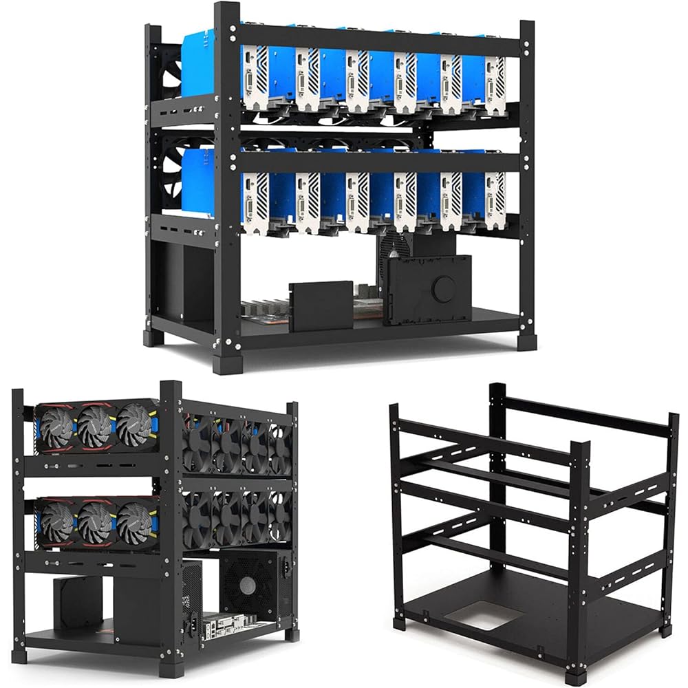 $11/mo - Finance 12 GPU Cold Rolled Steel Mining Rig Frame for Crypto ...