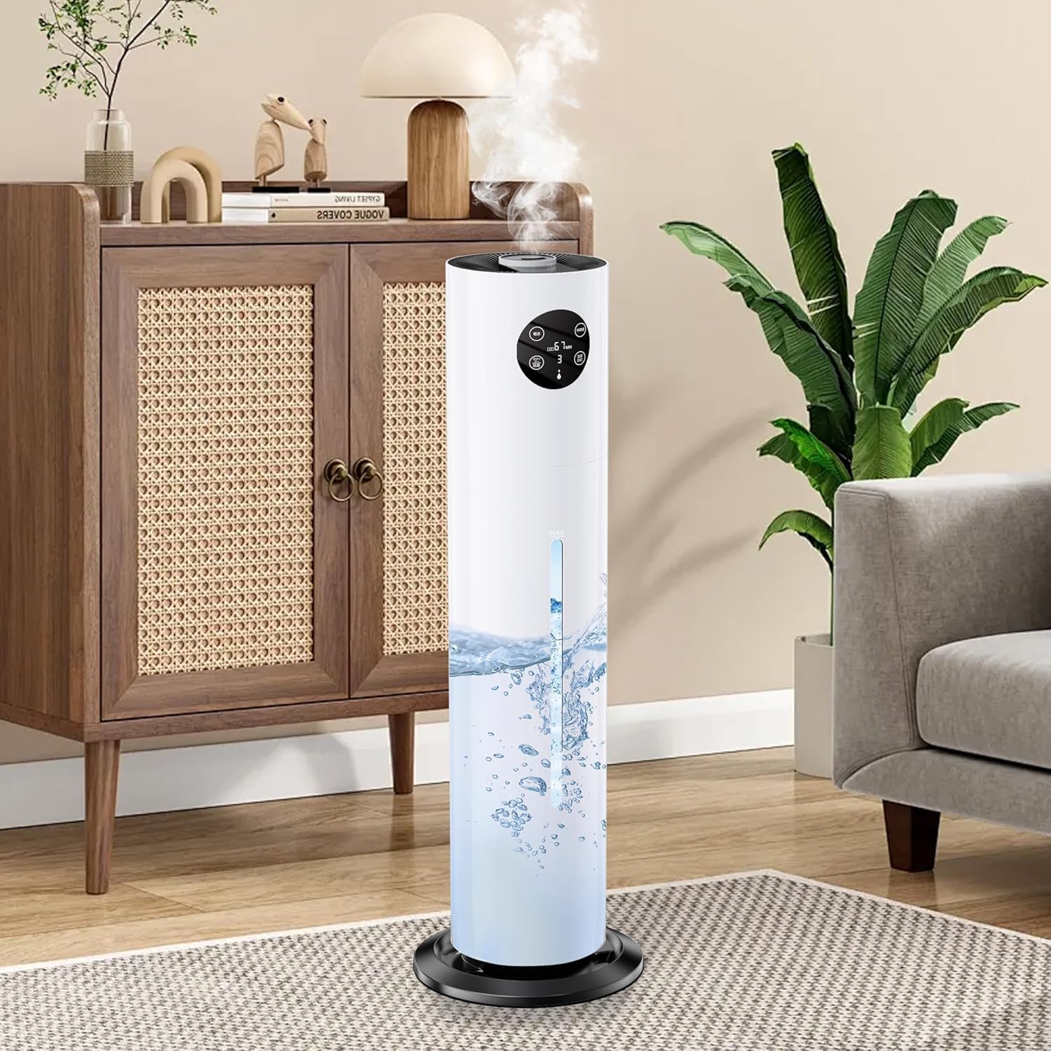 2025新登場・大容量・8L】加湿器 スチーム式 超音波式 300ml/h 高加湿