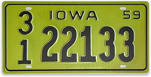 Miniatura 10 de KETMEDI Placa de matrícula retro de metal, 12"X6", señalización decorativa, 50 piezas de decoración para auto, decoración de habitación, diseño de