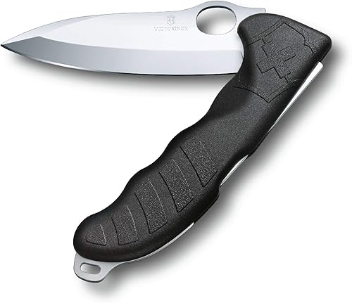 Victorinox 0.9411.M3 Hunter Pro M Negro con bolsa 5.354 in La herramienta de vestir para vestir juego en sus expediciones de caza en negro 5.4