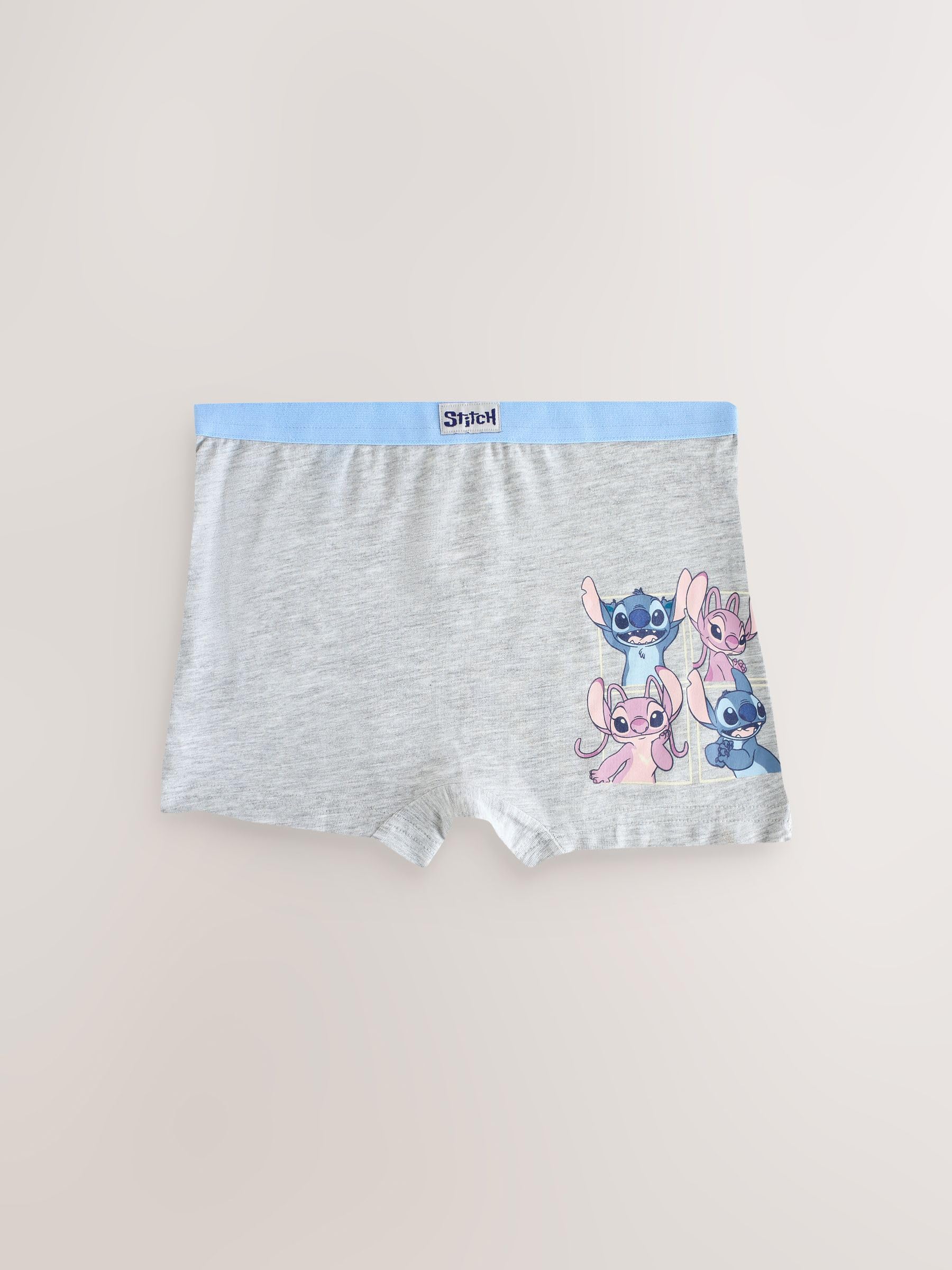 NEXT Ragazza Confezione da 5 Shorts Disney Stitch e Angel