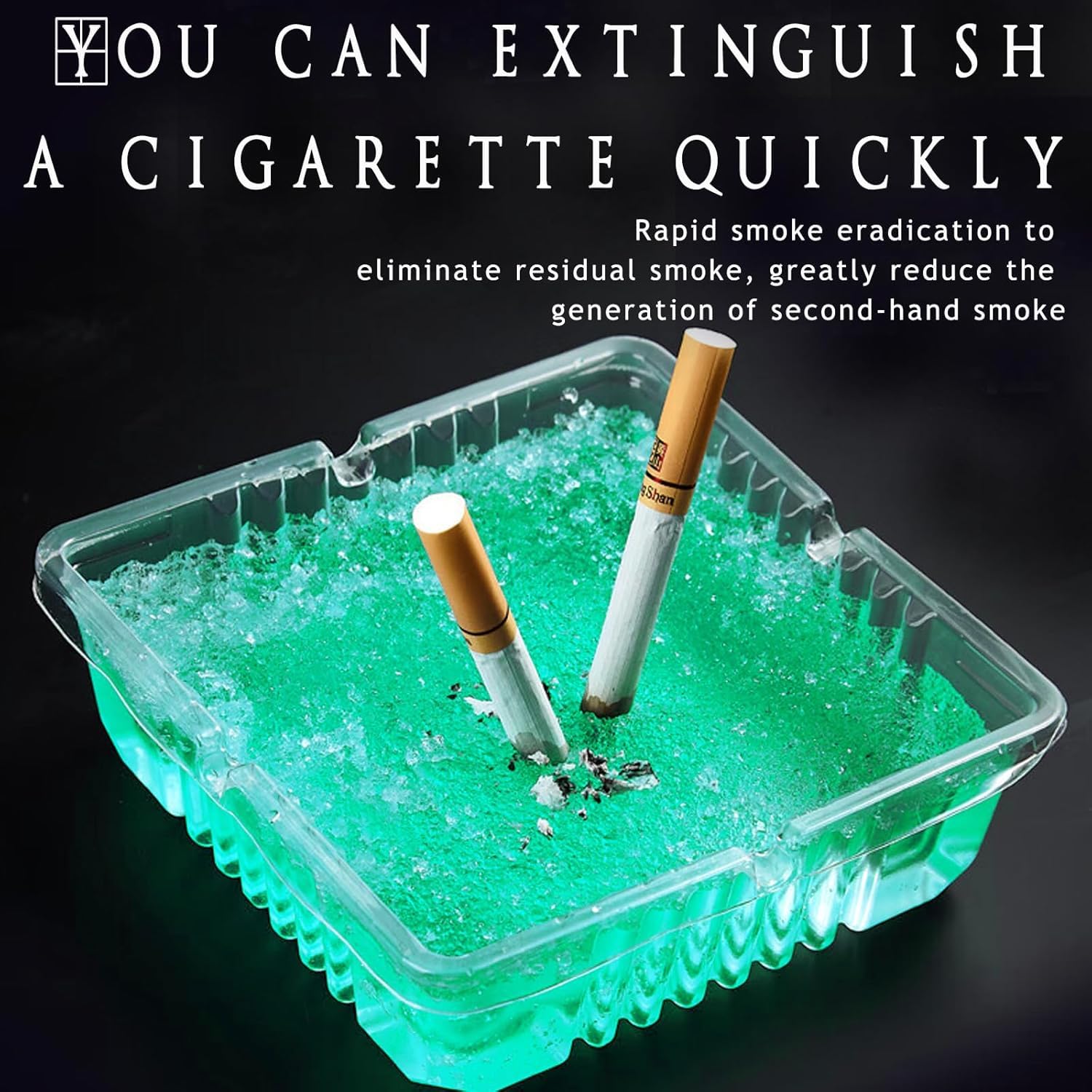 4 PCS Cigarette Smoke Exhaust & Disposable Ashtray Set
