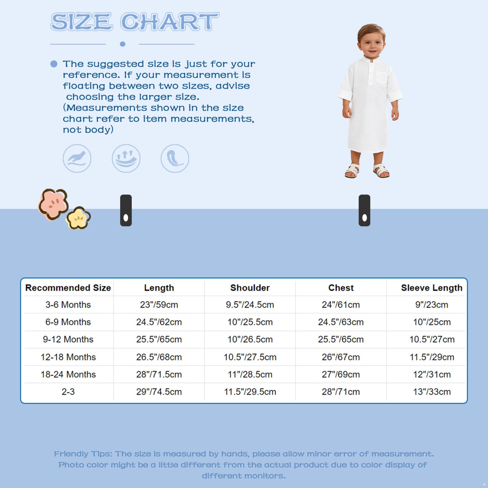 Jhaoyu Baby Jungen Arabisch Islamische Kaftan Kleidung Muslim Ramadan Eid Outfits Gestickte Robe In Weiß