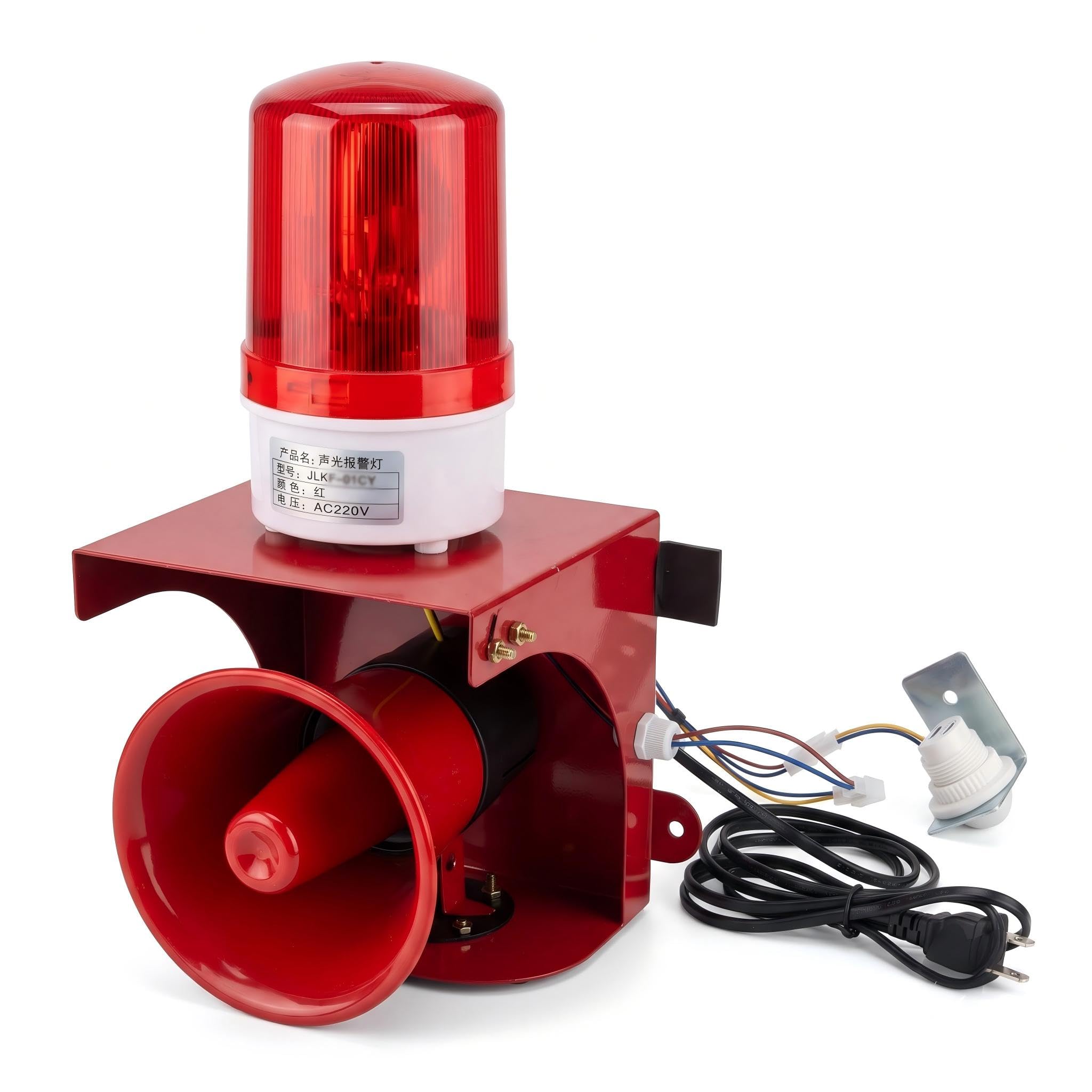 Alarme de sécurité extérieure avec détecteur de mouvement et lumière stroboscopique | Remplacement d'un système de sécurité extérieur haute sensibilité et détection humaine